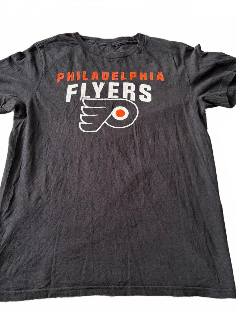 Vintage  Philadelphia Flyers NHL T-Shirt Black Medium
